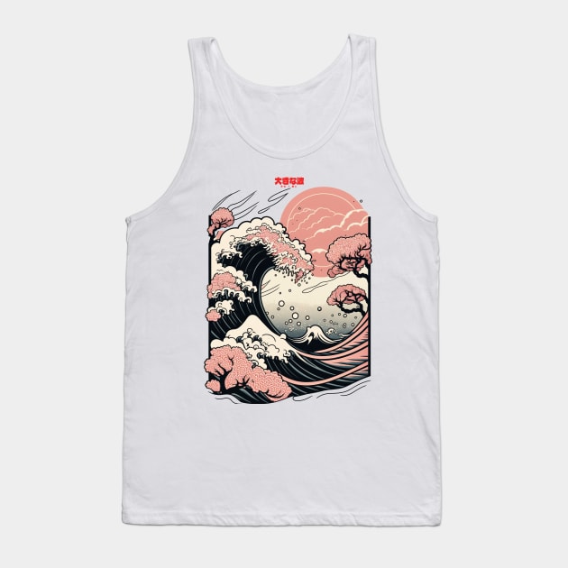 The great wave Tank Top by bmron